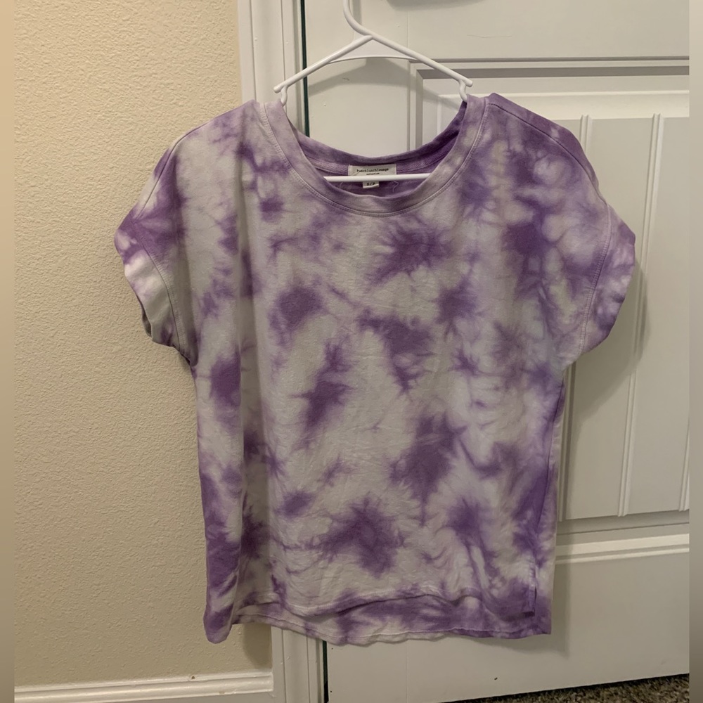 Purple Tie Dye Top Small